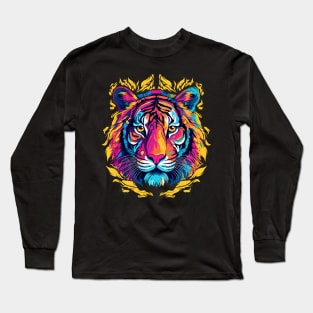 tiger splash Long Sleeve T-Shirt